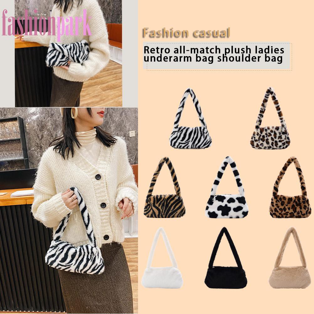 Túi Đeo Vai In Họa Tiết Da Động Vật Phong Cách Cổ Điển Thời Trang Cho Nữ