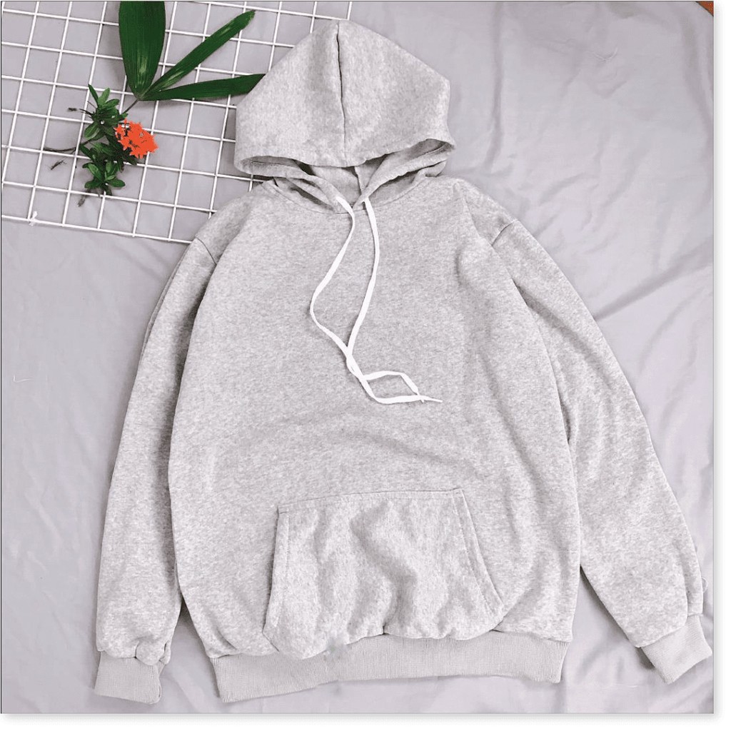 Áo Hoodies Trơn Unisex nam nữ 5 màu (vàng,đen,đỏ,xám,hồng) cực HOT