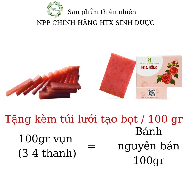 VỤN HOA HỒNG SINH DƯỢC CHÍNH HÃNG thiên nhiên lành tính dưỡng da organics hữu cơ chất lượng như nguyên khối