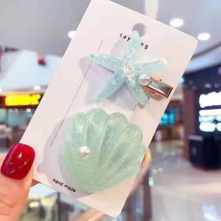 Set Kẹp tóc mái sao biển và vỏ sò