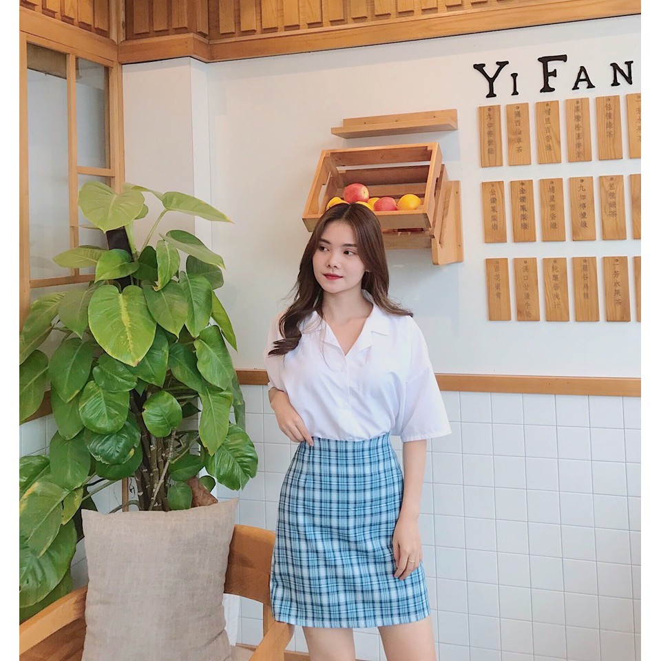 CHÂN VÁY KẺ CARO CHỮ A BỐ MỊN - HÌNH CHỤP THẬT | BigBuy360 - bigbuy360.vn