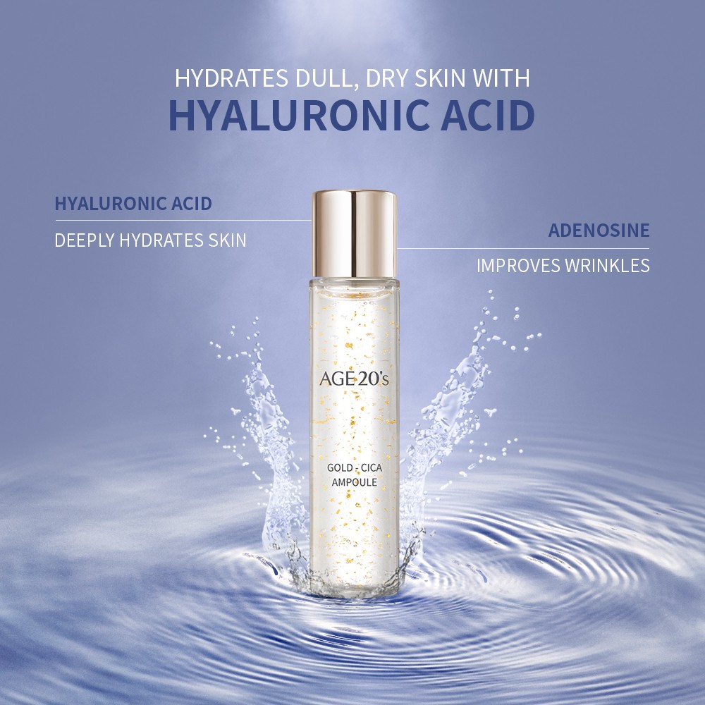 Tinh Chất Dưỡng Dành Cho Da Mụn Age20's Gold Cica Ampoule Lọ 10ml