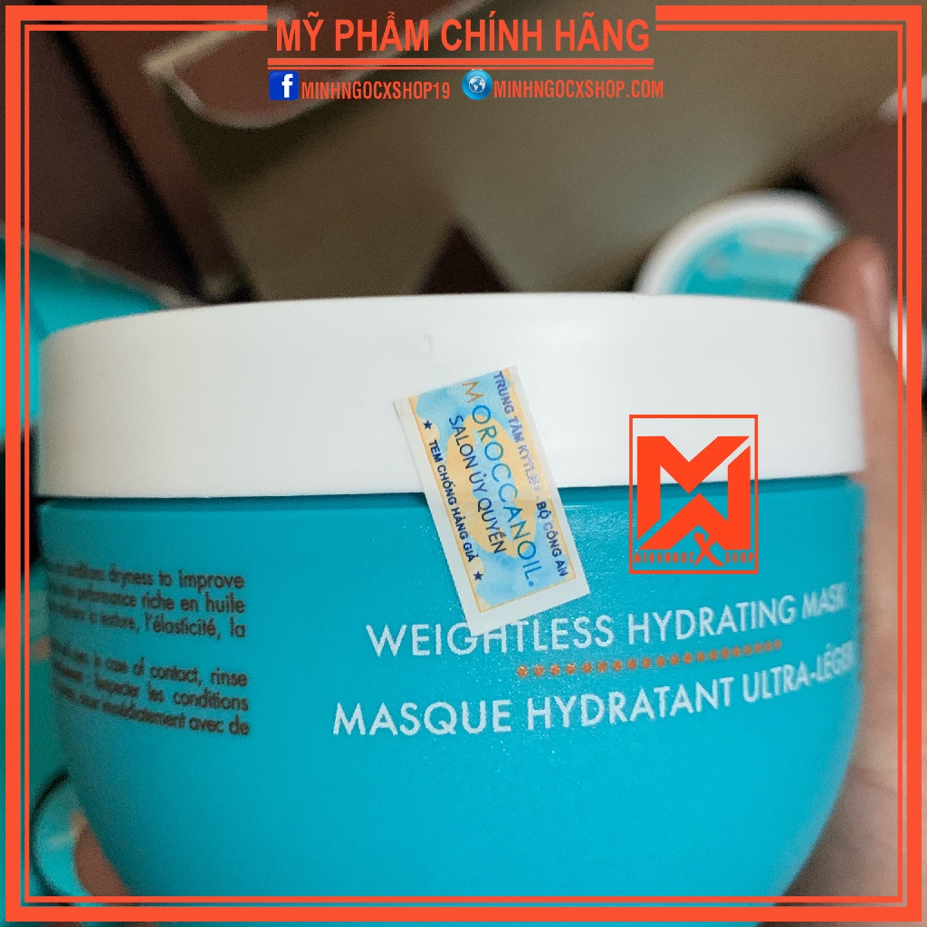 ✅[ MOROCCANOIL ] DẦU HẤP DƯỠNG ẨM SIÊU NHẸ MOROCCANOIL WEIGHYLESS HYDRATING MASK 250ML