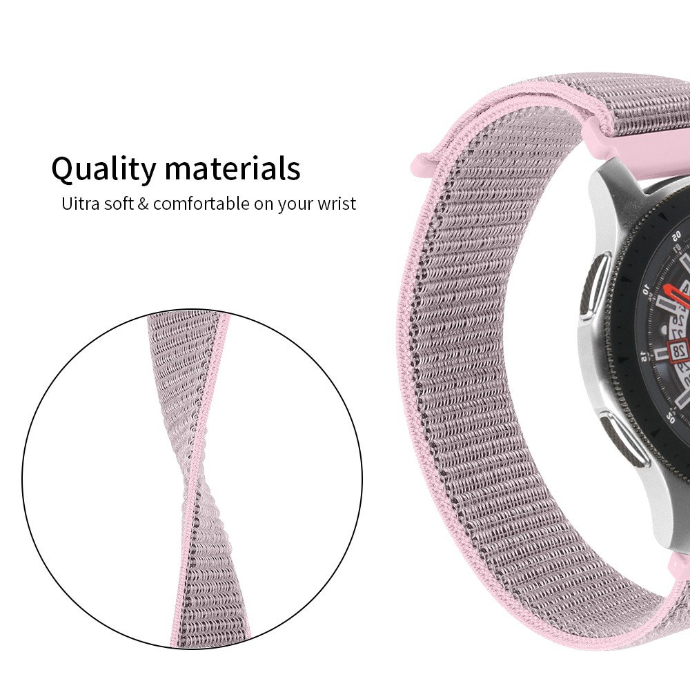 Dây đeo vải nylon thay thế cho đồng hồ Samsung Galaxy Watch 46mm /Gear S3 /Huami Amazfit Pace Stratos 2/2S