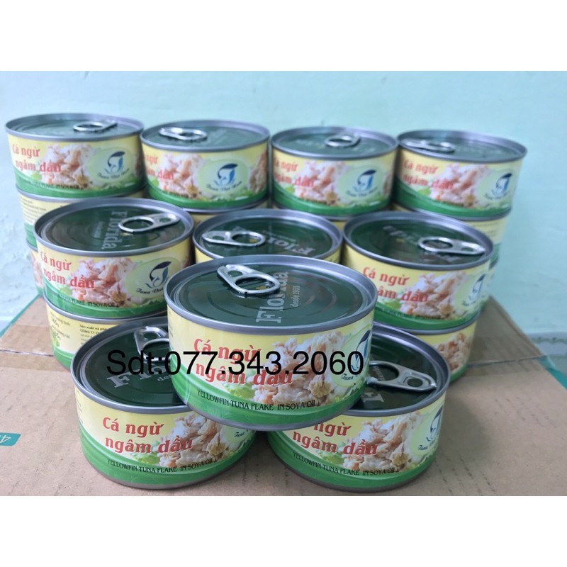 CÁ NGỪ FLORIDA NGÂM DẦU 140gr (móp-không nhãn)