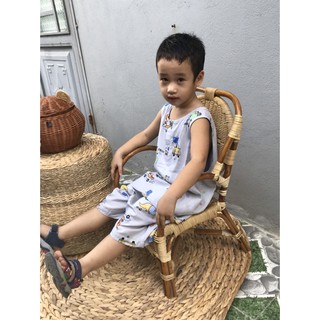 Ghế mây đọc sách dành cho trẻ em dành cho bé từ 1-7 tuổi, tải trọng 60 kg