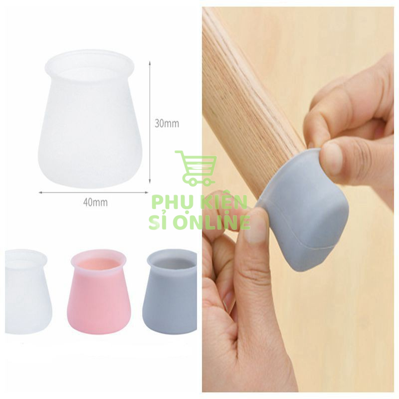 Combo 10 nút bọc chân bàn/ghế bằng sillicon chống trơn trượt, an toàn, tiện dụng Store4girls