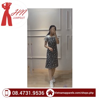 Váy yếm 2 dây hoa cúc