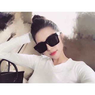 Mắt kính V đen size lớn