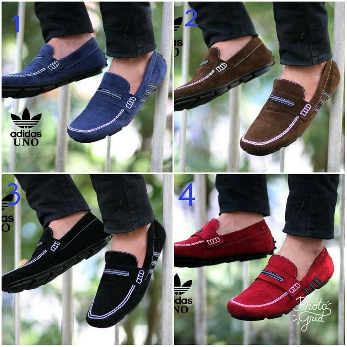 Giày Lười Da Lộn Adidas Uno Thời Trang Thanh Lịch Cho Nam