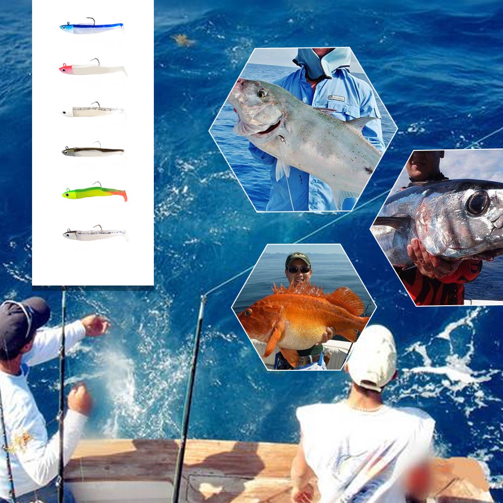 [Global] Lure Bait Fishing Wobbler Jig Heads Soft Crankbait Simulation Swimbait Fishing Tackles