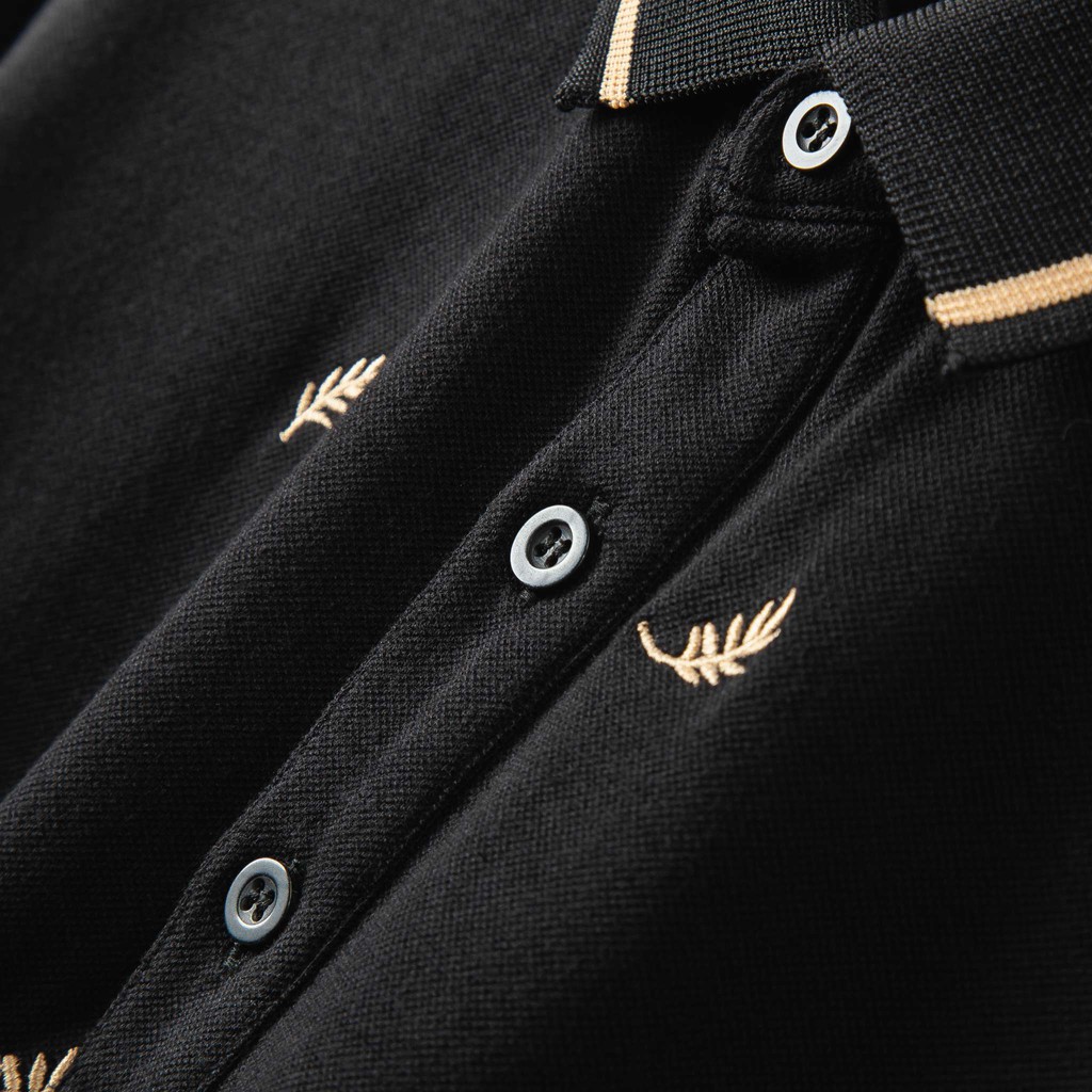 Áo Polo nam cổ bẻ họa tiết Leaf Fern 100% chất Cotton thoáng mát, không nhăn - FEAER DENIM | BigBuy360 - bigbuy360.vn