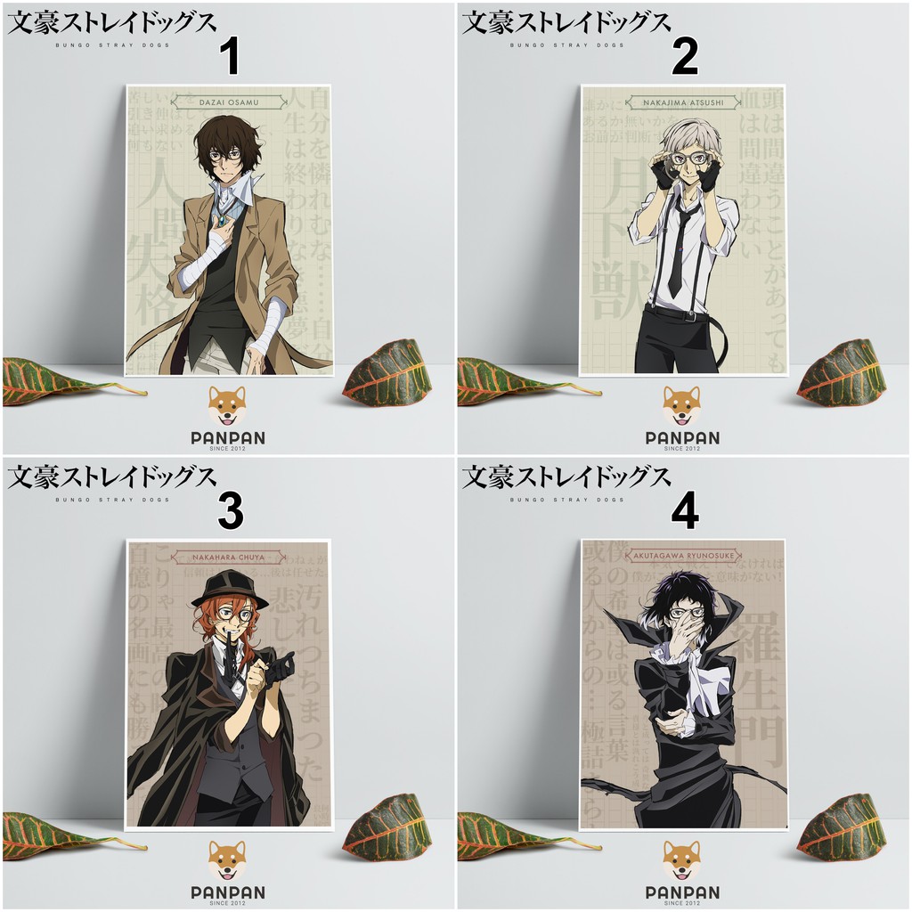 Postcard Cao Cấp - Poster Bungo Stray Dogs (1)