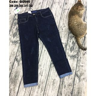 Quần jean lửng 9 tất siêu đẹp siêu co giãn