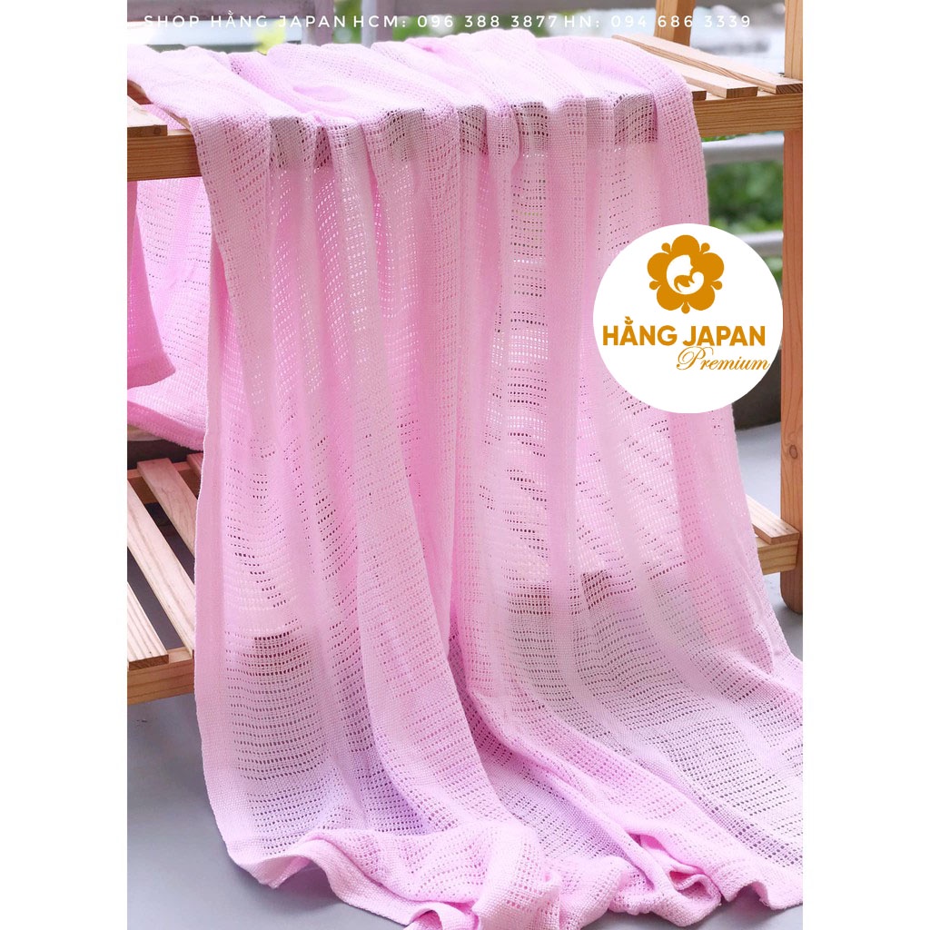 Chăn lưới sợi tre siêu mềm xuất Anh Mamas &amp; Papas size 100x150cm chống ngạt hơi siêu thoáng mát