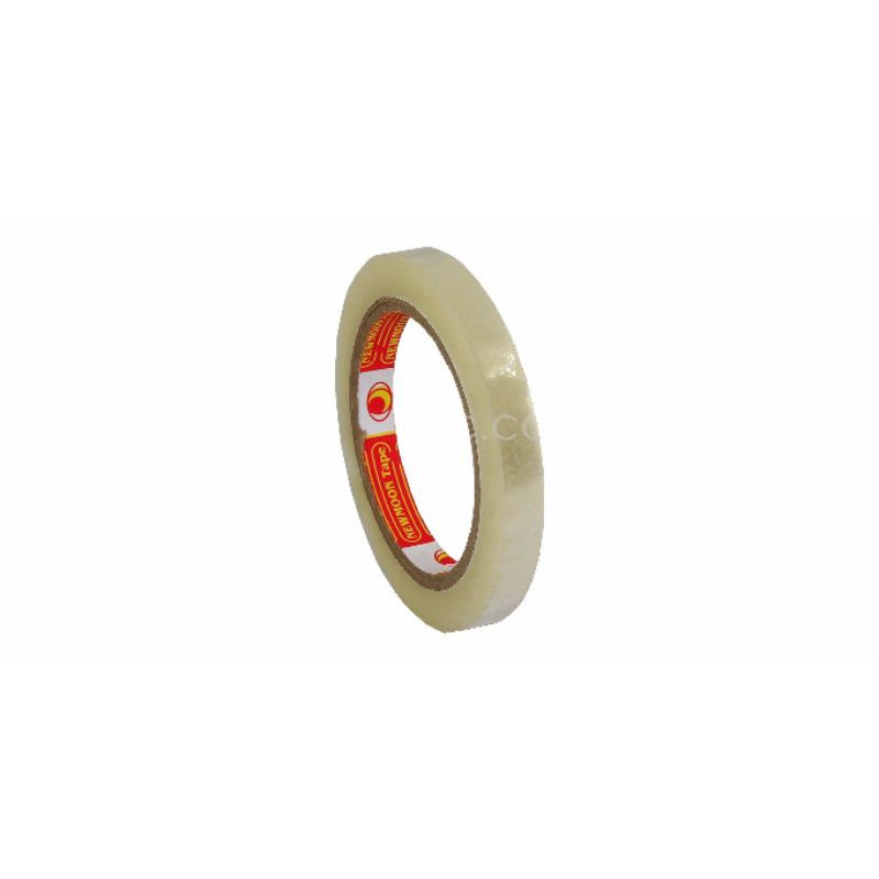 BĂNG KEO DÁN NYLON TRONG 1,2cm*92m (1cuộn x 100Ya)