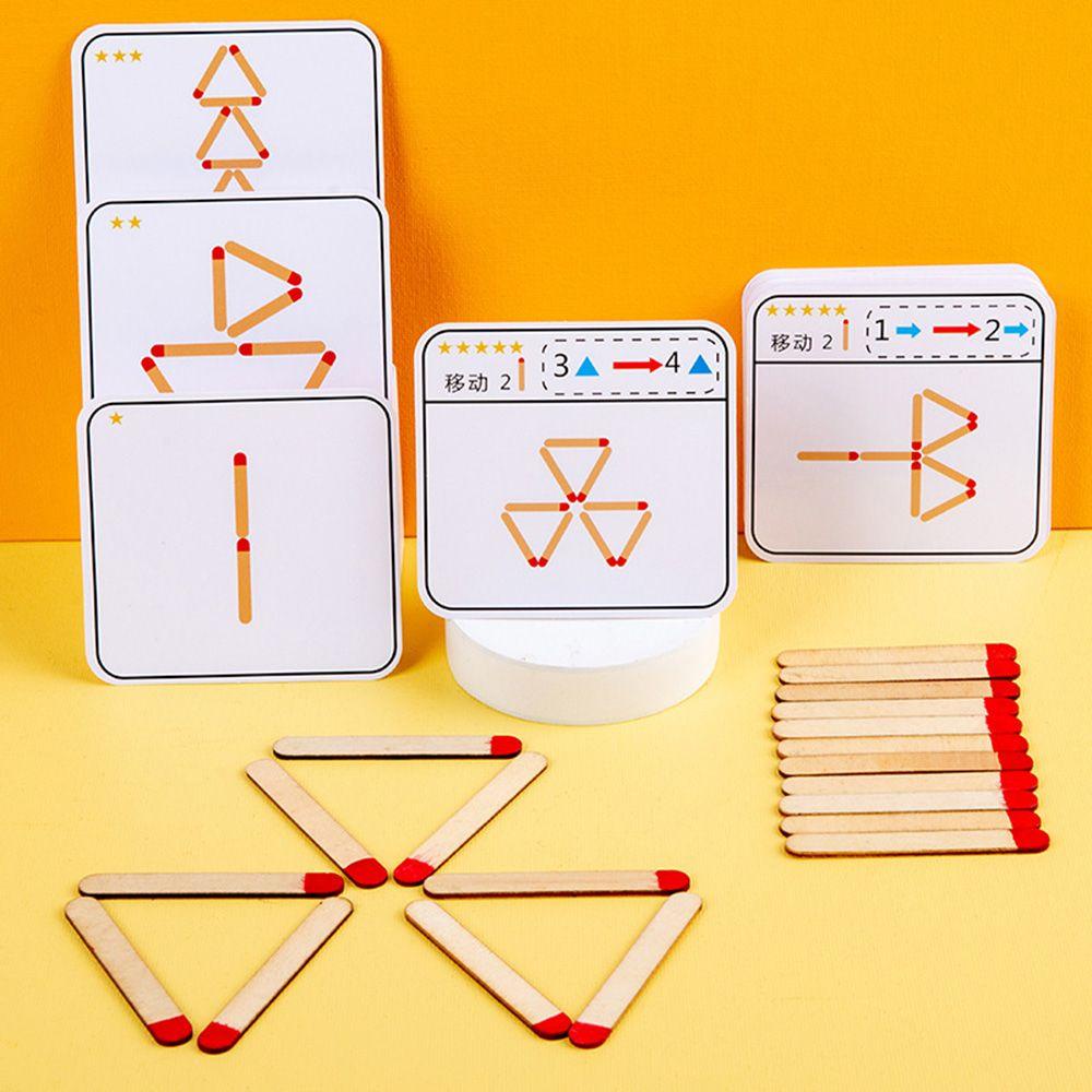CHOOKEY Bộ Đồ Chơi Lắp Ráp Bằng Gỗ Luyện Tư Duy Logic