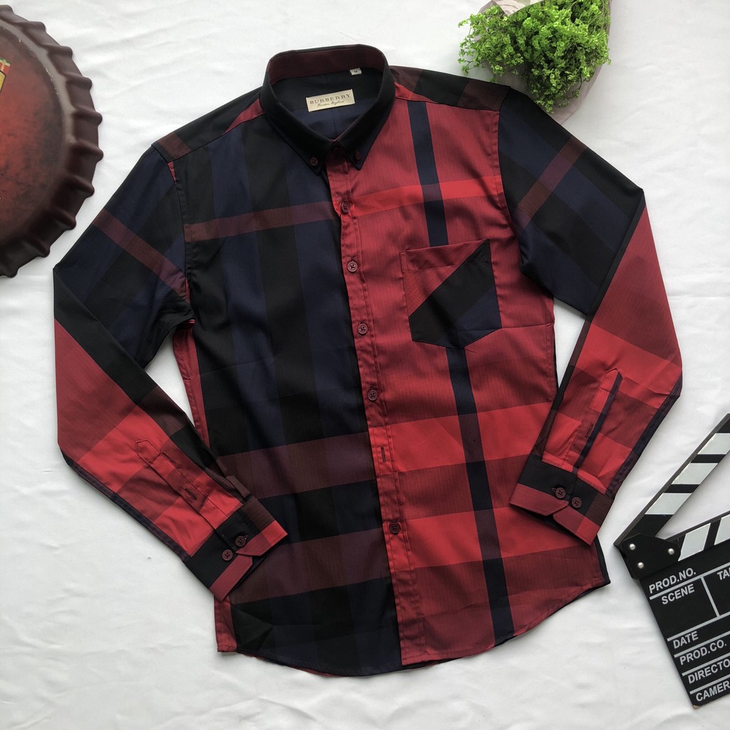 [Giá Sập Sàn] Sơ Mi BBR Họa Tiết Kẻ Nhiều Màu,From Dáng Chuẩn,Không Xù Không Bai Nhão - Áo Sơ Mi Nam Dài Tay | BigBuy360 - bigbuy360.vn