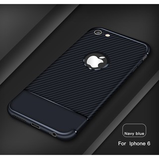 Ốp lưng iphone 6 6s 7 8 với plus silicon vân carbon