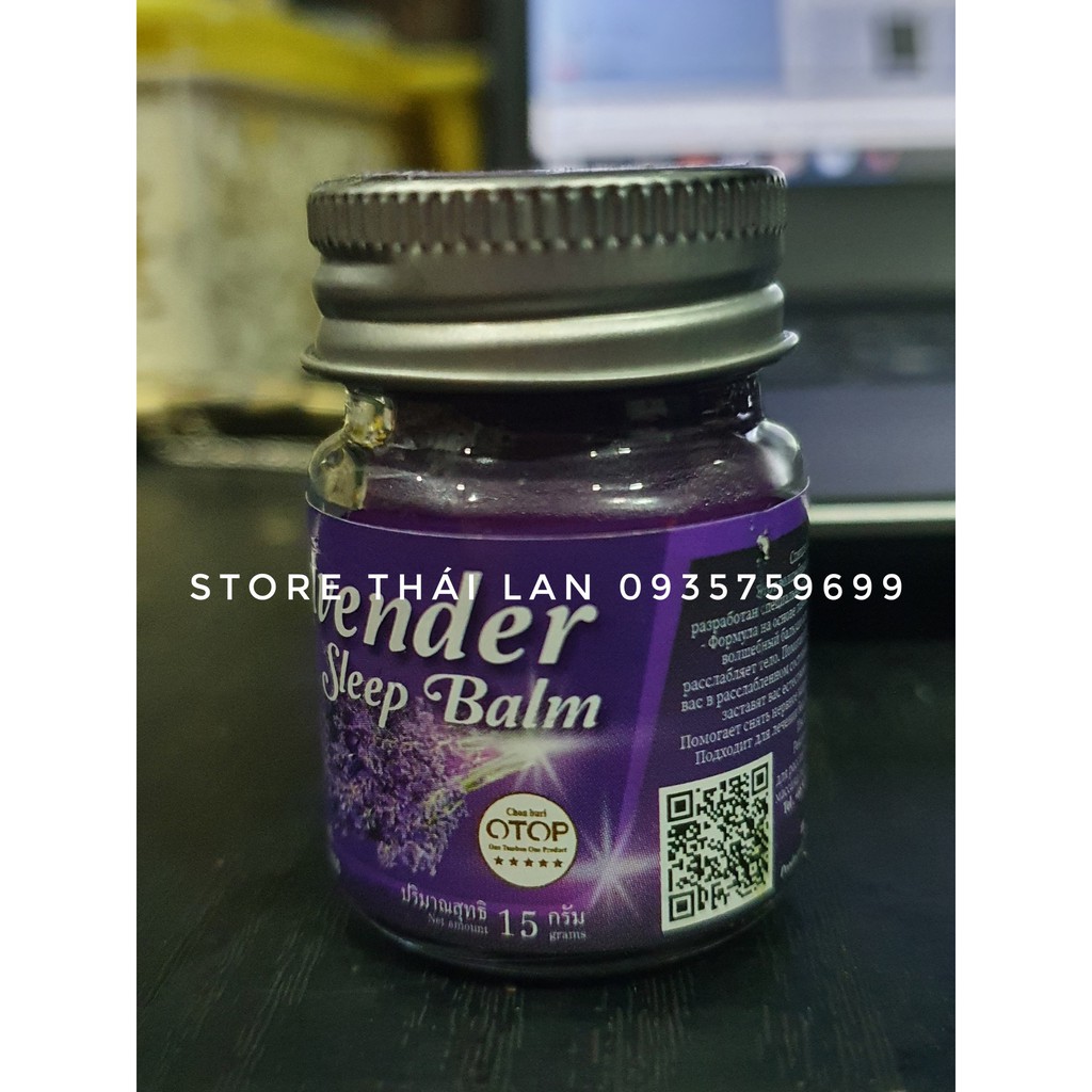 [hàng chính hãng] Dầu cù là lavender Otop Thái Lan giúp ngủ ngon 15gr