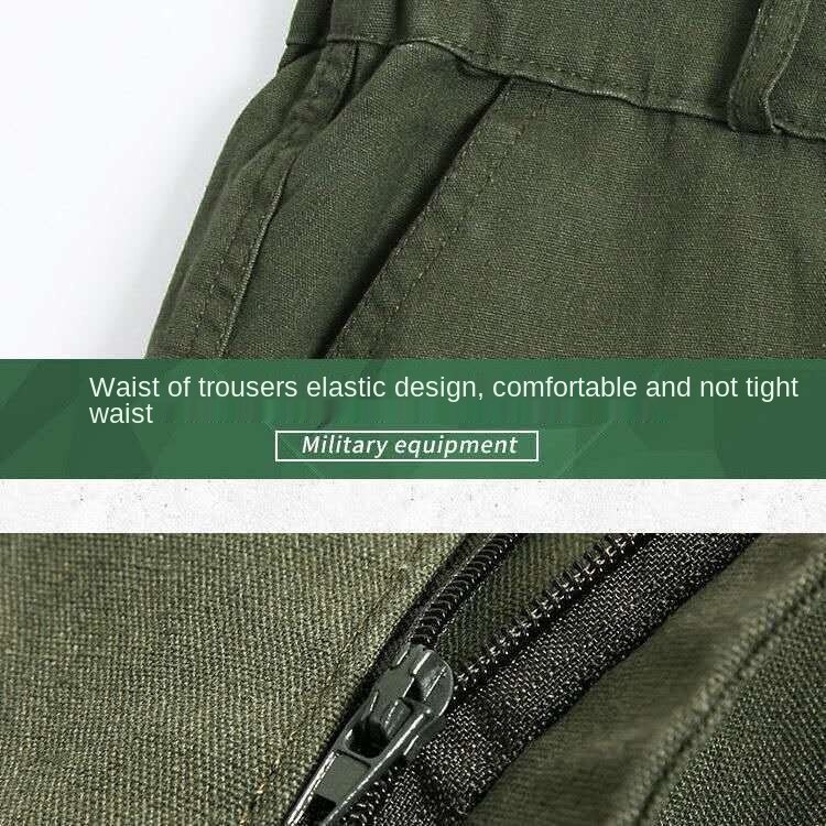 Trang phục bảo hộ lao động bằng cotton chống mài mòn có nhiều túi cho nam có kích thước 50-100kg