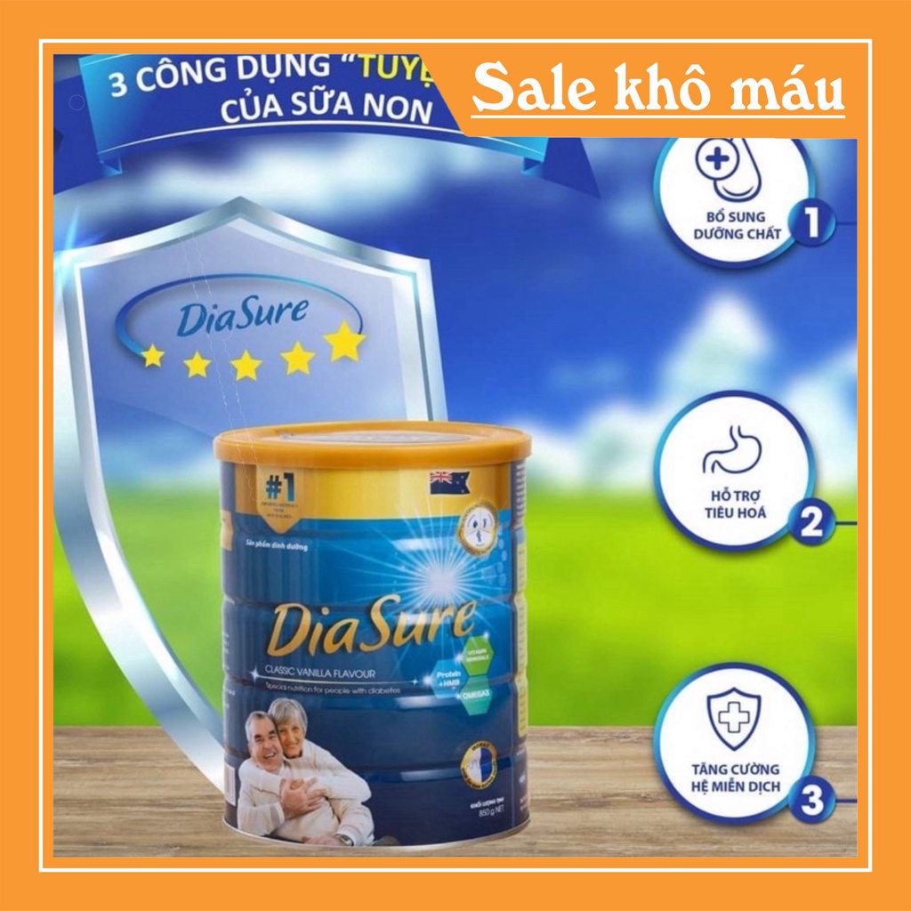 Sữa Non DIASURE Cung Cấp Toàn Diện Dinh Dưỡng Cho Người Tiểu Đường