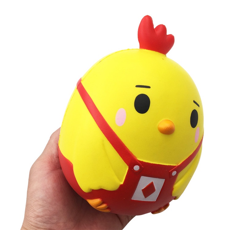 SQUISHY GÀ CON ĐEO CẶP ĐI HỌC