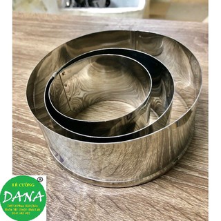 Khuôn ring inox tròn các size 10cm - 12cm - 14cm - 16cm