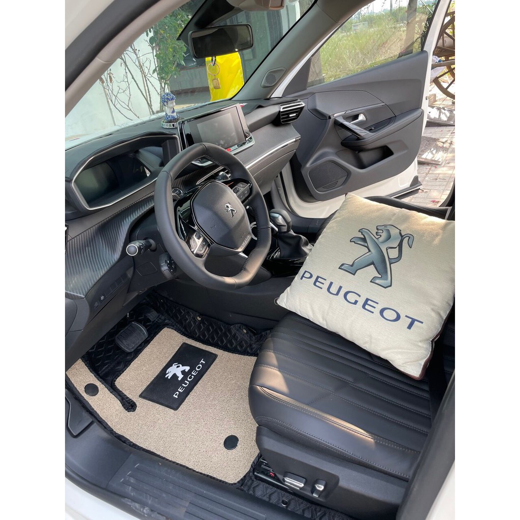 Gối kiêm chăn Peugeot 2 in 1 kiêm Chăn đắp tựa lưng lô gô hãng Peugeot