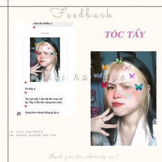 TẨY TÓC SIÊU DƯỠNG COLLAGEN LÊN MÀU NHANH