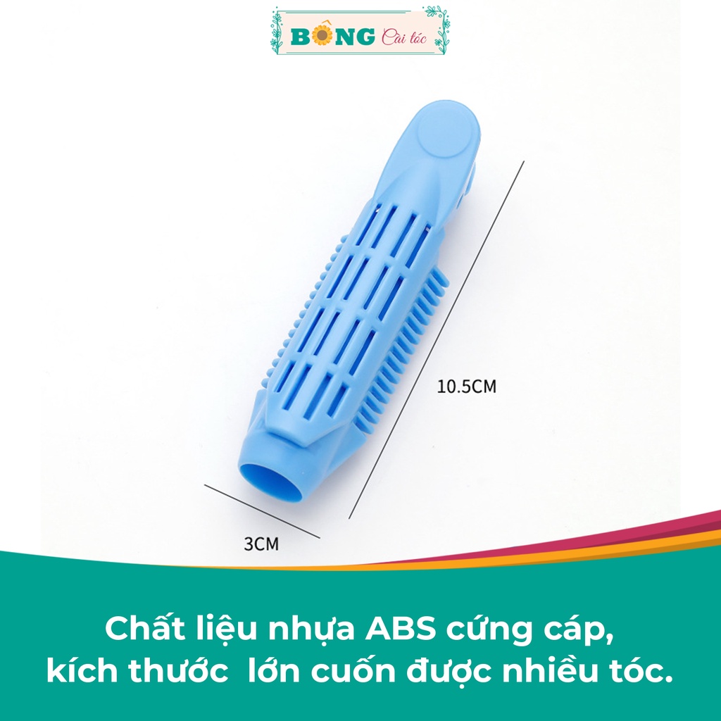 Kẹp lô cuốn tóc tạo phồng, tạo nếp, tạo xoăn cho tóc nhiều màu phong cách Hàn Quốc KT30 - Kẹp tóc mái BÔNG Cài Tóc
