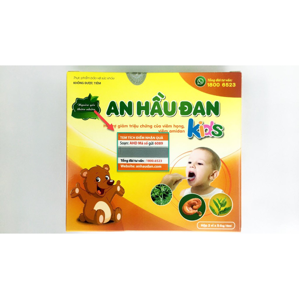 Hỗ trợ điều trị viêm họng, amidan ở trẻ nhỏ - An Hầu Đan Kids Shop HK PHARMA