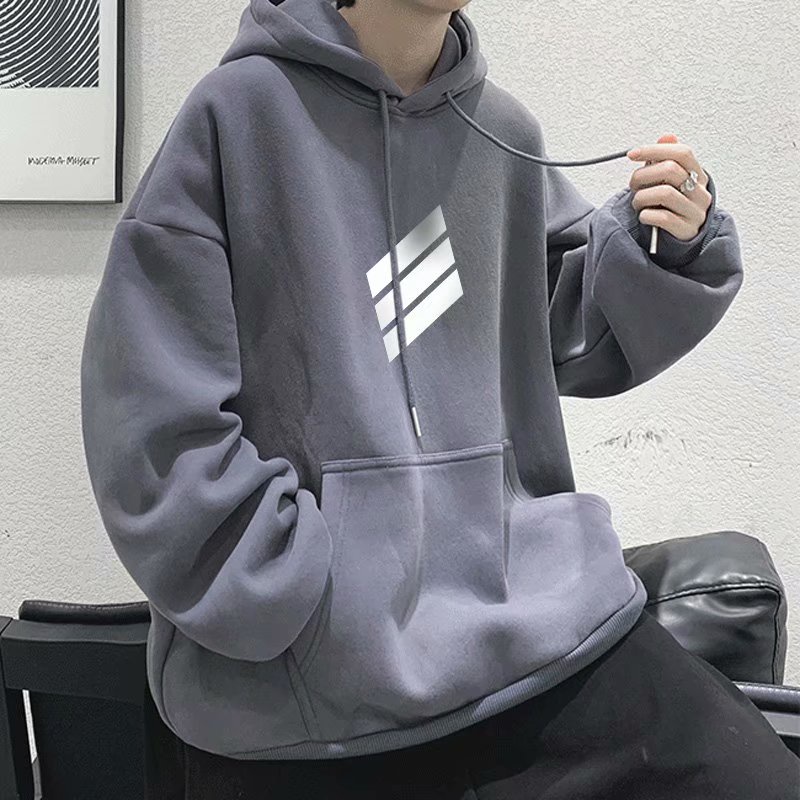 Áo hoodie tay dài dáng rộng 5 màu có size lớn M-8XL phong cách hip hop thoải mái cho nam/cặp đôi
