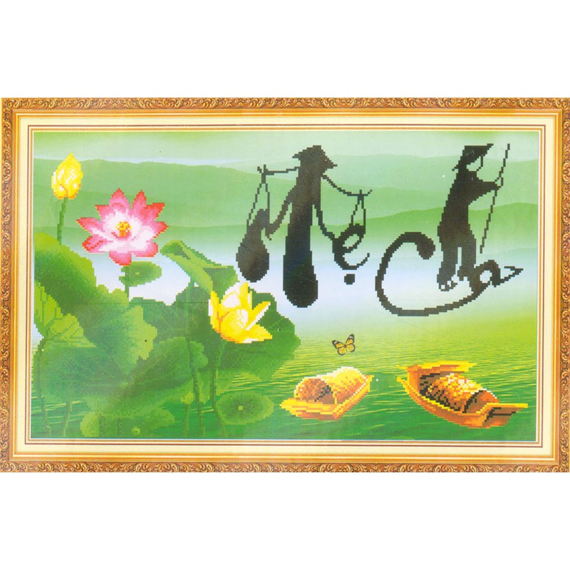 Tranh đính đá DF-097 - Cha mẹ