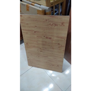 Bàn xếp vân gỗ chân sắt 50*70*30