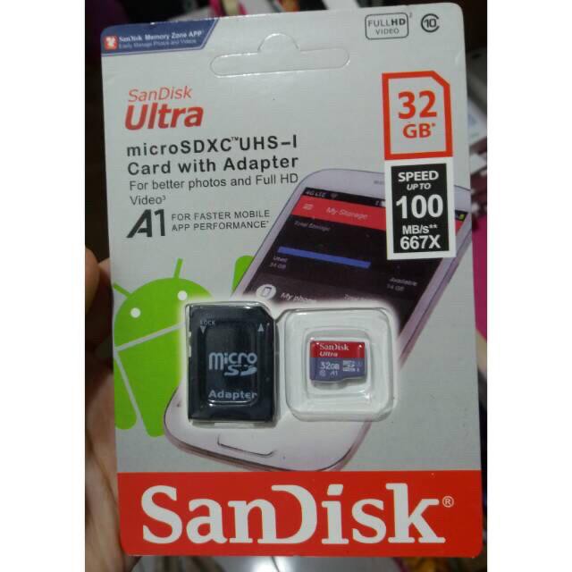 Thẻ Nhớ Sandisk Ultra + 4gb / Mmc Sandisk 4gb Mirco Sd 8gb / 16gb / 32gb / 64gb