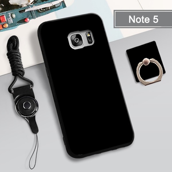 Ốp điện thoại mềm Silicon cho Samsung Galaxy Note 5 (Đen)