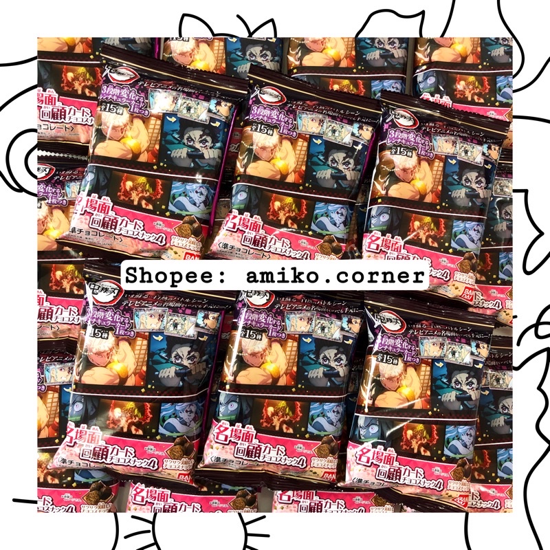 [Hàng có sẵn] Pack card nhân phẩm kimetsu no yaiba card lenti 3D hàng chính hãng đọc kĩ mô tả