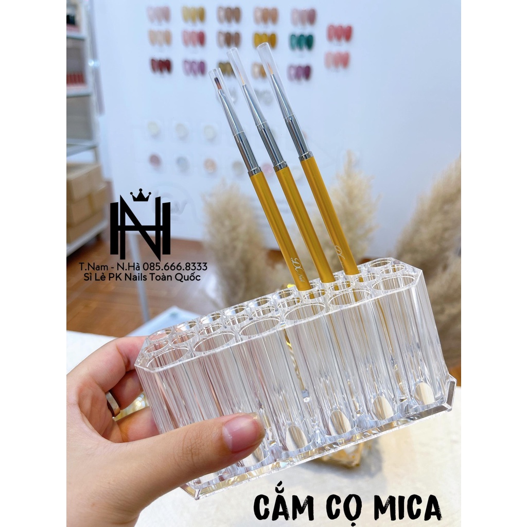Cắm cọ mica, ông cắm cọ, cắm bút