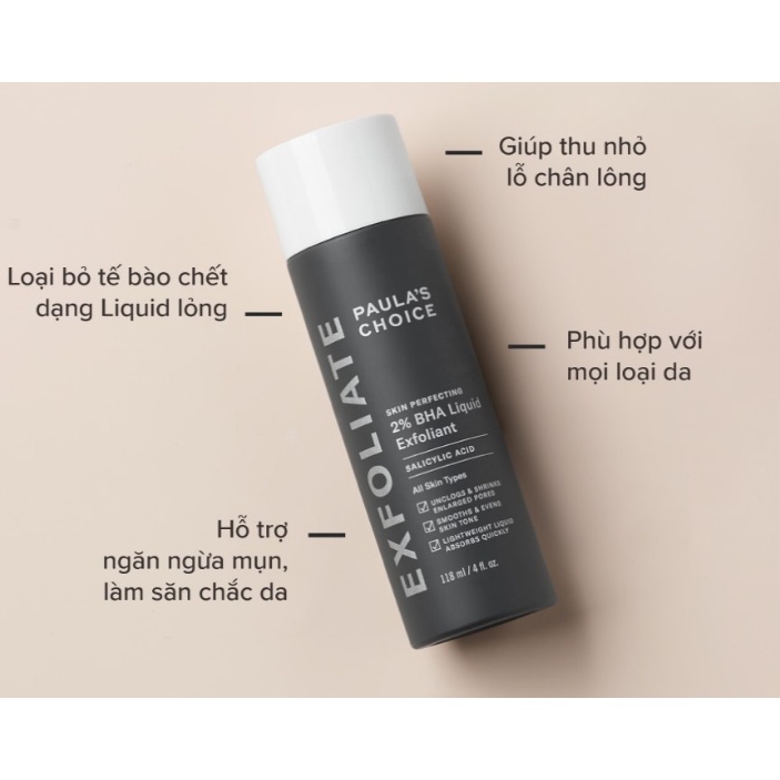Tẩy Tế Bào Chết BHA PAULA CHOICE 2% 30ml Chính Hãng | BigBuy360 - bigbuy360.vn