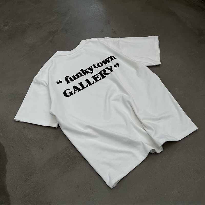 ÁO THUN FUNKY GALLERY WHITE NAM NỮ UNISEX