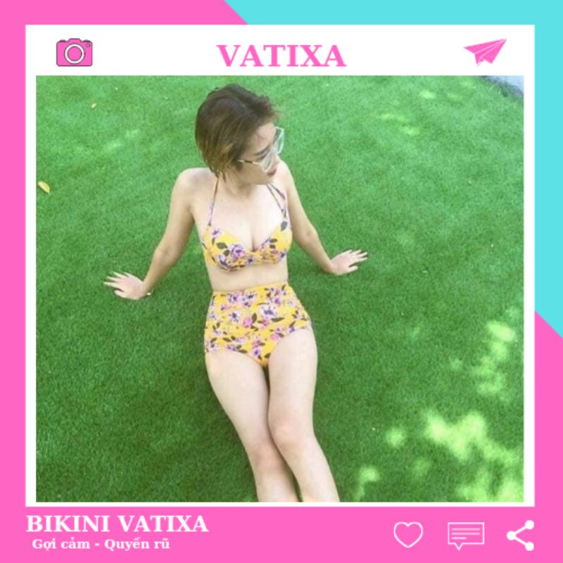 Bikini nữ đồ bơi 2 mảnh cúp ngực có gọng VATIXA BKN06