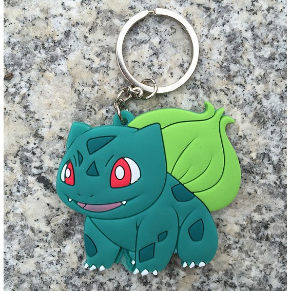 Móc khóa hình thù Pokemon Pikachu bằng nhựa PVC