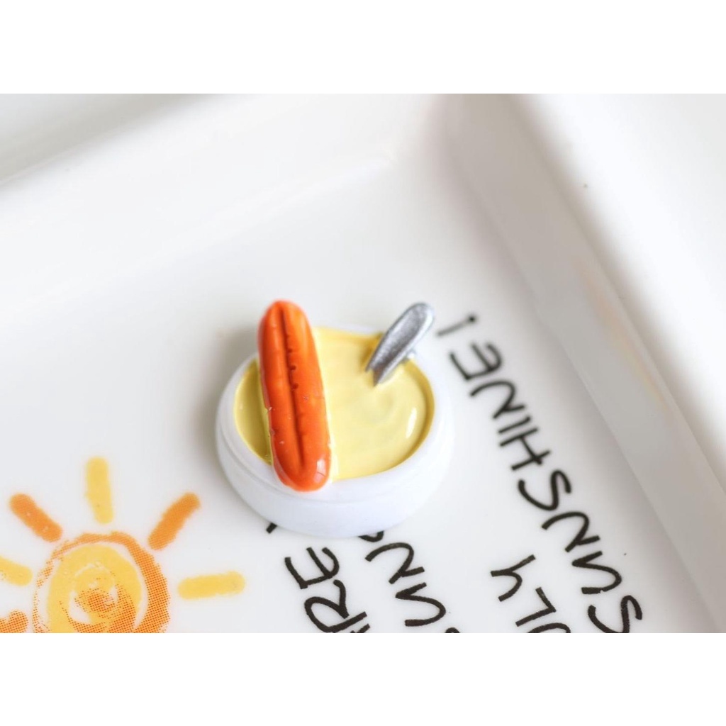 Mô hình bánh mì tô bột phụ kiện trâng trí nhà búp bê[1 cái]
