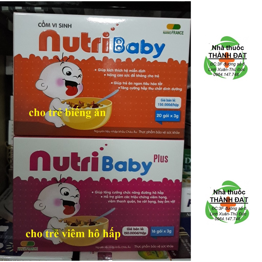 (chính hãng) cốm vi sinh Nutribaby /nutri baby