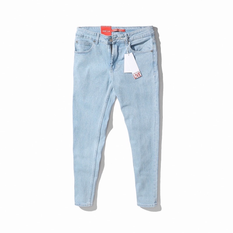 Quần jean nam co giãn VNXK vải cao cấp không phai -giữ form-quần dáng côn