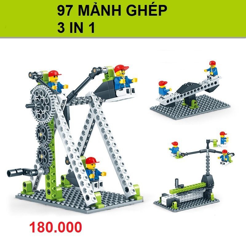 BỘ LẮP RÁP THÔNG MINH_XANH LÁ QUÀ TẶNG ĐỘC ĐÁO ĐỒ CHƠI THÔNG MINH CHO BÉ THÍCH LẮP RÁP
