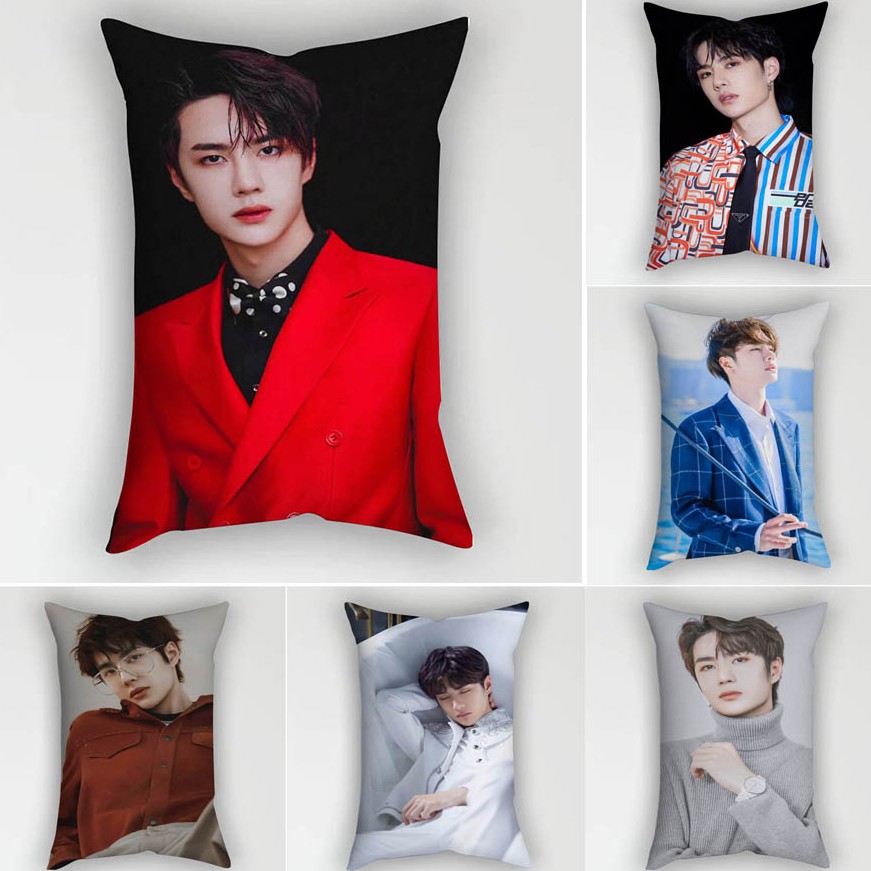 Áo gối sofa in hình WangYibo 50*30cm