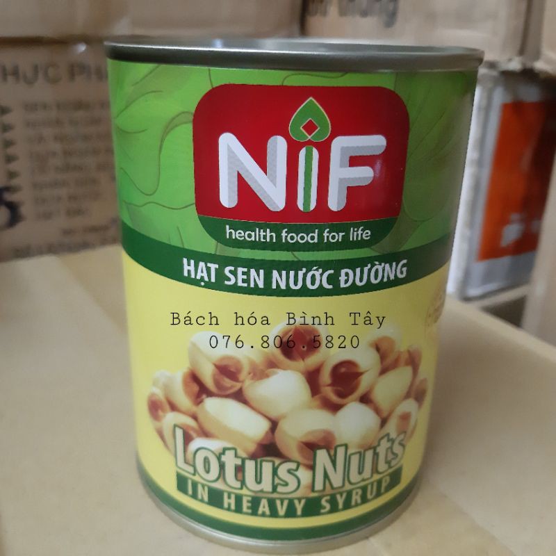 Hạt Sen Ngâm Nước Đường NIF 560gram