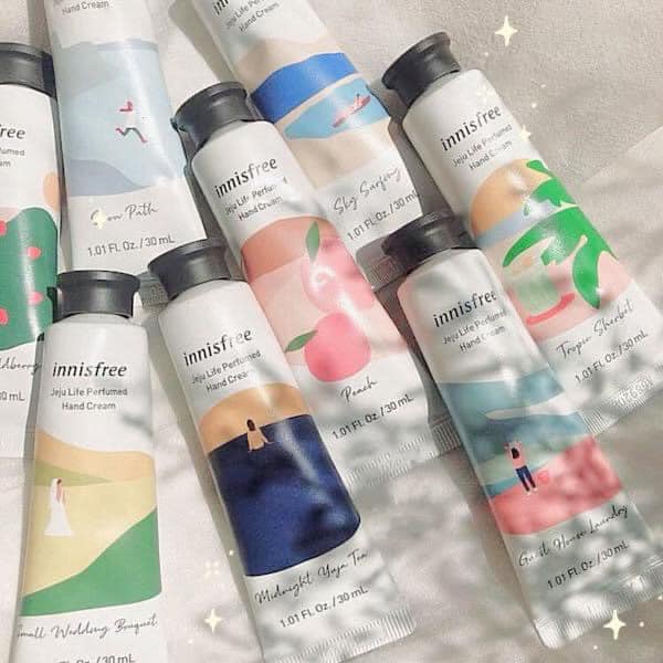 Kem dưỡng da tay Innisfree Jeju Life Perfumed Hand Cream 30ml